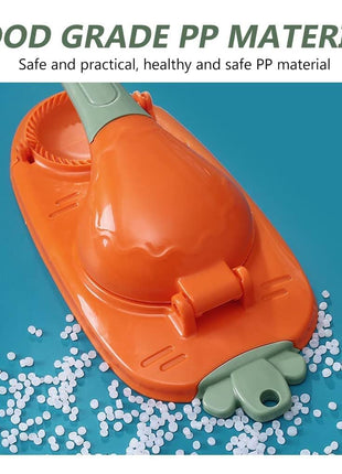 Vmoni 2-in-1 Dumpling Maker, Momo Maker, Gujiya Maker Machine, Momo Maker Machine, Kajjikayalu Karanji Maker, Samosa Maker, Skin Press Mould for Ghughra with Dumpling Puri Maker (Multi) 