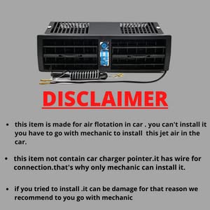 Vocado Jet Air Car A/C Air Circulating Roof Fan Unit 