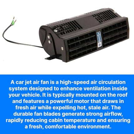 Vocado Jet Air Car A/C Air Circulating Roof Fan Unit for Chevrolet Tavera Neo 