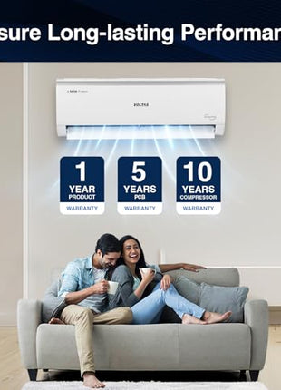 Voltas 1.4 Ton 3 Star, Inverter Split AC (Copper, 4-in-1 Adjustable Mode, Anti-dust Filter, 173V Vectra CAE, White) 