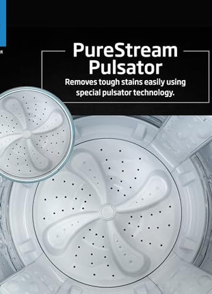 Voltas Beko, A Tata Product 10 Kg 5 Star Fully-Automatic Top Loading Washing Machine (WTL1006UEAH/OBS3060, Dark Grey, Inbuilt Heater) 