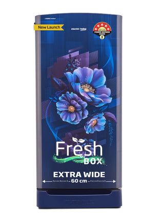 Voltas Beko, A Tata Product 208 L 5 Star Direct Cool Single Door Refrigerator (RDC240A/W0BBRTM0B00GO, Bonita Blue, With Fresh Box Technology, Quick Frezze, Chiller Zone and Base Drawer) 