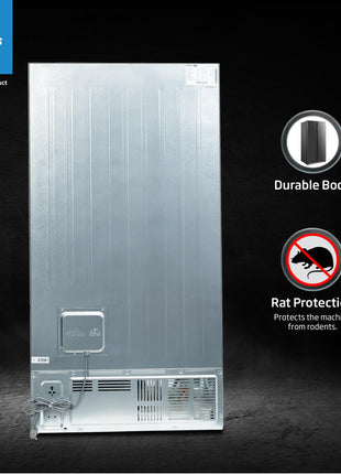 Voltas Beko, A Tata Product 563 L Side by Side Frost Free Refrigerator with ProSmart Inverter Compressor (RSB585/FPV300RXID, INOX steel, Active Fresh Blue Light) 