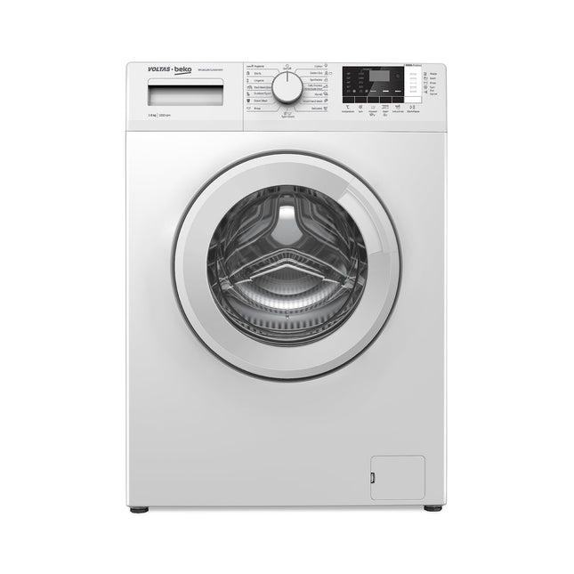 Voltas Beko, A Tata Product 6.0 KG 5 Star Fully Automatic Front Load Washing Machine with Hygiene wash (WFL6012B7COUBAA/WWV, White) 