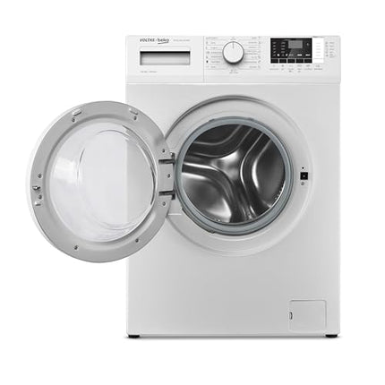 Voltas Beko, A Tata Product 6.0 KG 5 Star Fully Automatic Front Load Washing Machine with Hygiene wash (WFL6012B7COUBAA/WWV, White) 