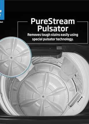 Voltas Beko, A Tata Product 6.5 Kg 5 Star Fully-Automatic Top Loading Washing Machine (WTL6504UEA/OBS2P10 Eco-Series,Dark Grey, Pulsator wash and Double waterfall technology) 