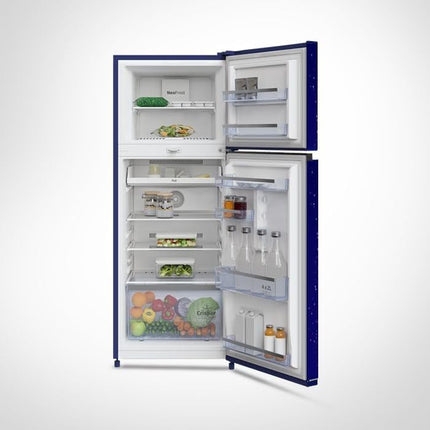 Voltas Beko RFF270C/WPNBR0 Frost Free 230 L Blue Double Door 3 Star BEE Rating 