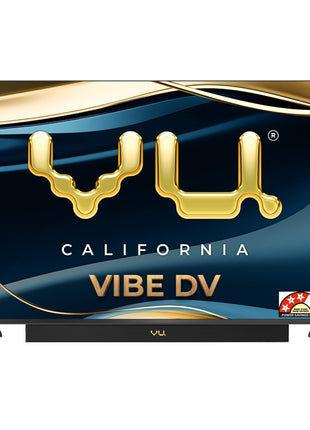 Vu 108cm (43 inches) Vibe Series 4K QLED Smart Google TV 43VIBE-DV 