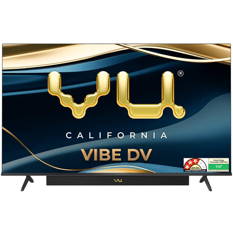 Vu 108cm (43 inches) Vibe Series 4K QLED Smart Google TV 43VIBE-DV 