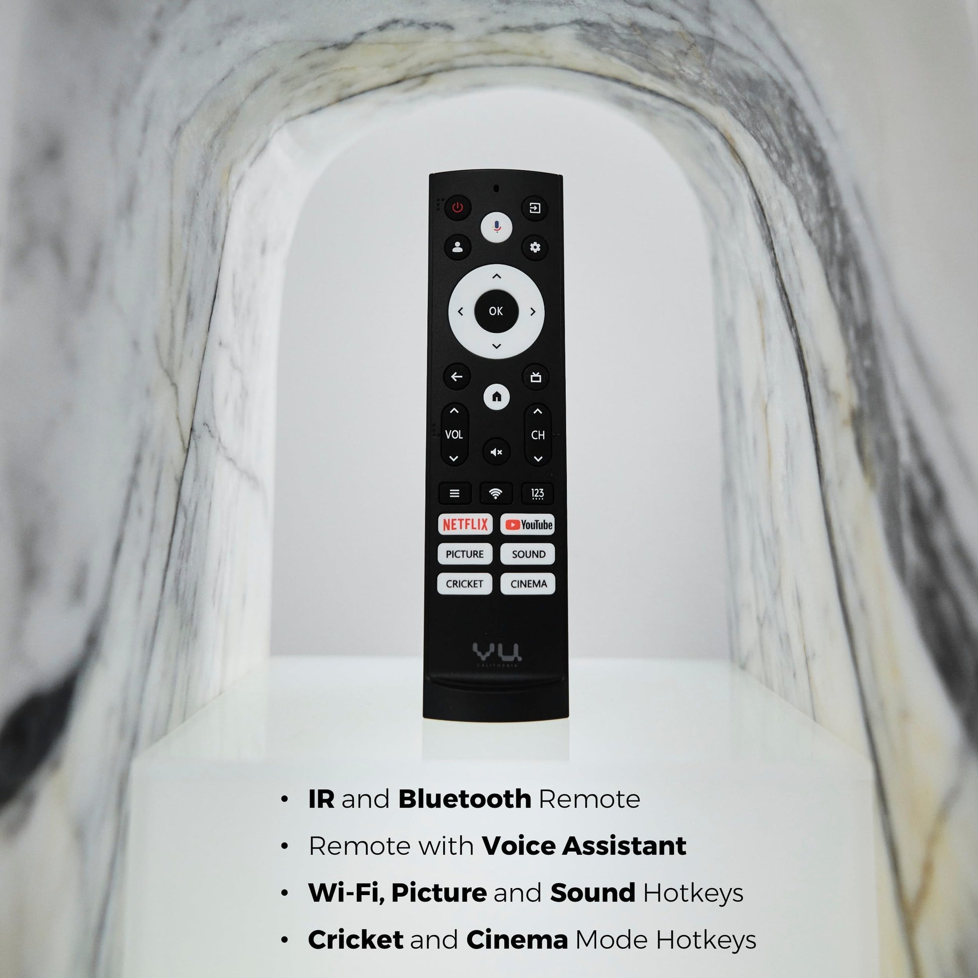 Vu 108cm (43 inches) Vibe Series 4K QLED Smart Google TV 43VIBE-DV 