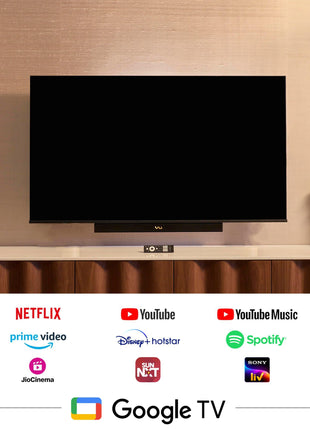 Vu 108cm (43 inches) Vibe Series 4K QLED Smart Google TV 43VIBE-DV 