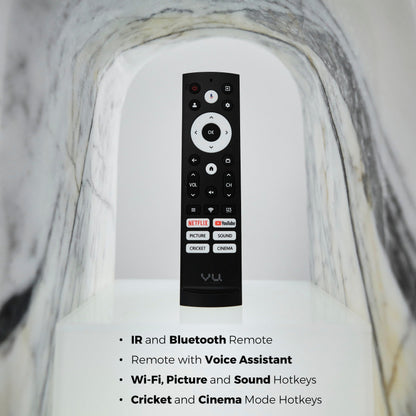 Vu 126cm (50 inches) Vibe Series 4K QLED Smart Google TV 50VIBE-DV 