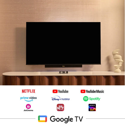 Vu 126cm (50 inches) Vibe Series 4K QLED Smart Google TV 50VIBE-DV 