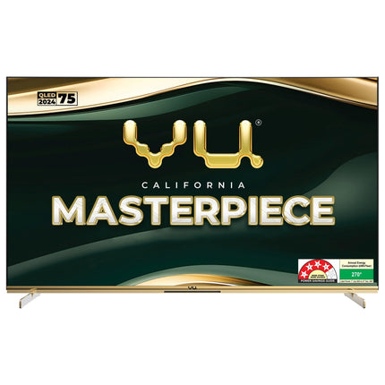 Vu 189cm (75 inches) Masterpiece Series 4K QLED TV 75MASTERPIECE 