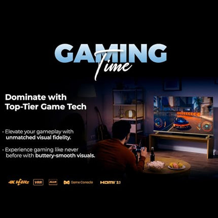 Vu 189cm (75 inches) Masterpiece Series 4K QLED TV 75MASTERPIECE 