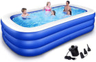 Vunexo/Swimming Pool 10-Feet Swimming Pool Inflatable Bath Tubs for Adults Spa Swimming Bath Tub with Electric Pump 120x 72