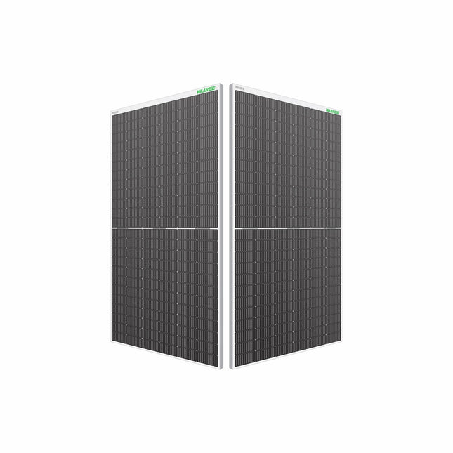 WAAREE II Bifacial 535 Watt Solar Panel (Pack of 2, 535 X 2) Halfcut 24 Volts 144 Cells Mono PERC Bifacial Solar Panels II 30 Years Performance Warranty II 
