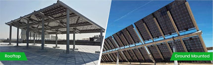 WAAREE II Bifacial 535 Watt Solar Panel (Pack of 2, 535 X 2) Halfcut 24 Volts 144 Cells Mono PERC Bifacial Solar Panels II 30 Years Performance Warranty II 