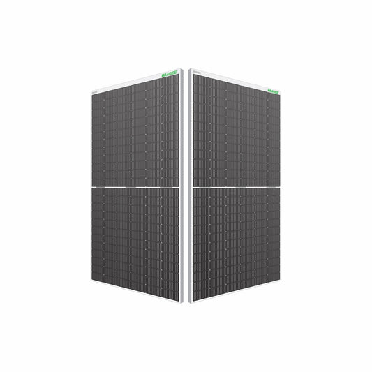 WAAREE II Bifacial 535 Watt Solar Panel (Pack of 2, 535 X 2) Halfcut 24 Volts 144 Cells Mono PERC Bifacial Solar Panels II 30 Years Performance Warranty II 