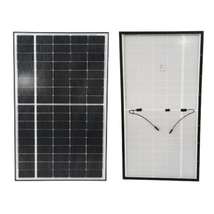 WAAREE II Pack of 2 II 365 Watt Black & Blue Mono PERC Solar Panel 24V Module | Premium Panel for Rooftop, Commercial, Balcony | White Backsheet with Black Frame || 27-Year Output Warranty 