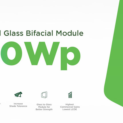 WAAREE II Single Panel II 545 Watt Bifacial Mono Perc Solar Panel II 144 Half-Cut Cell II 49.91 Voc II 21.36A II 30 Years Performance Warranty II (Bi-55-545 Pack of 1) 