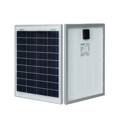 WAAREE II Solar Panel 10 Watt Pack of 2 Polycrystalline Cells || Durable &High-Efficiency ||10 Yrs. Performance Warranty || Powering Security Cameras,Camping & Outdoor Smart Home Uses. 