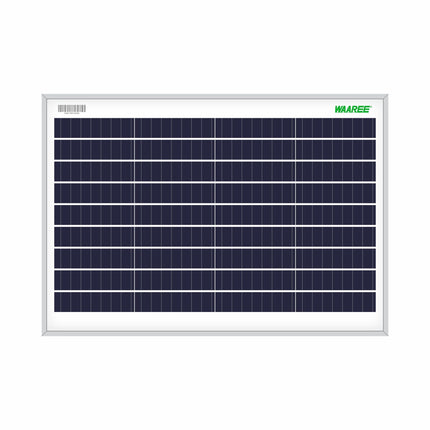 WAAREE II Solar Panel 10 Watt Polycrystalline Cells ||Durable &High-Efficiency ||10 Yrs. Performance Warranty || Pack of 1 || Powering Security Cameras,Camping & Outdoor Smart Home Uses (1) 