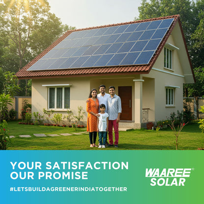 WAAREE II TOPCON N-Type 575-580 Watt II 144 Cells Framed Dual Glass Bifacial Solar Panel II Pack of 2 II 30 Years Performance Warranty II 575 X 575, 1150 Watt, 1.1kW II TOPCON N-Type Pack of 2 II 