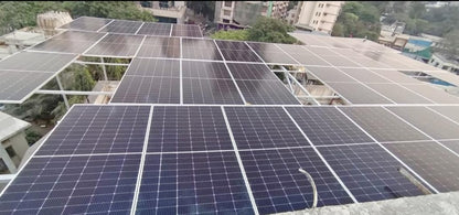 WAAREE (Pack of 10, 550 x 10) Solar Panel 550 Watt Half-Cut 144 Cells Dual Glass Mono PERC Bifacial Solar Panels. 