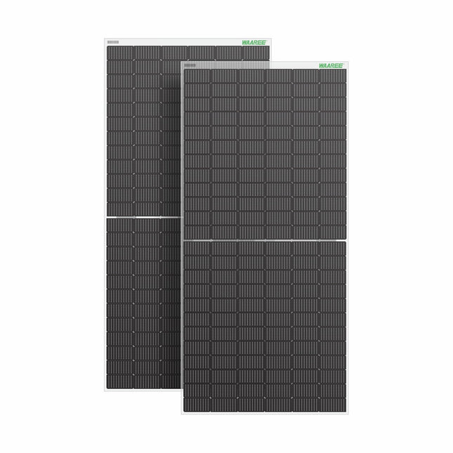 WAAREE (Pack of 2, 585 Watt) Bifacial Topcon 585 watt Bifacial Solar Panel – 585W, 53.87V VOC, 13.02A ISC II 585 X 585 II (Pack of 2, 1170W) 