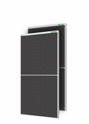 WAAREE Solar Panel 450 Watt II Pack of 2 II 450W X 2 II Half-Cut 24 Volts II 144 Cells Mono PERC Solar Panels II 30 Years Performance Warranty II 450 Watt Pack of 2 