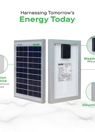 WAAREE Solar Panel || 5 Watt 6V Solar Panel (WS_5 Watt) || Portable & Efficient Power Solution for Battery Charging, LED Lighting & DIY Projects || Pack of 1 