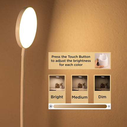 WEIRD WOLF 3 Colour Mode LED Study/Table/Desk Lamp with Pen Holder, 6 Month Warranty(Plastic, White, Pack of 1) 