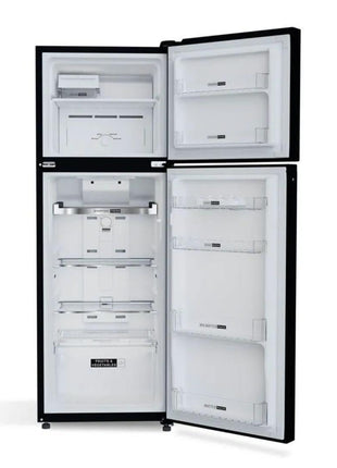 WHIRLPOOL 235 L 2 Star Neofresh Glass Finish Frost Free Double Door Refrigerator Crystal Black 