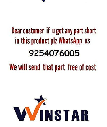 WINSTAR Metal Rolling Trolley with Lockable Wheels | Heavy Duty Multifunctional Metal Frame Cart | Ideal for Home, Kitchen, Bathroom and Office Storage | (Black, 3-Tier) 