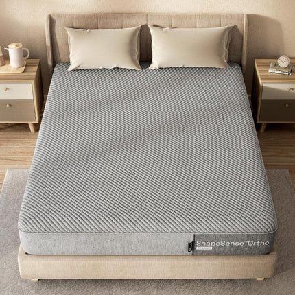 Wakefit ShapeSense Orthopedic Classic Memory Foam Mattress 8-Inch King Size 78x72x8 Inches Space Grey 