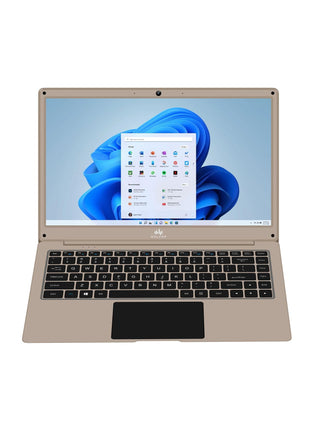 Walker Thin & Light Laptop,14.1"(4GB RAM,128GB SSD)| FHD IPS Display 1920 * 1080 Resolution | Celeron Processor N4020 (Gemini Lake)| UHD Graphics 600|Webcam | Windows 11 Home | Champagne Gold 