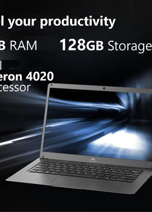 Walker Thin & Light Laptop,14.1"(4GB RAM,128GB SSD)| FHD IPS Display 1920 * 1080 Resolution | Celeron Processor N4020 (Gemini Lake)| UHD Graphics 600|Webcam | Windows 11 Home | Champagne Gold 