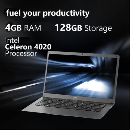 Walker Thin & Light Laptop,14.1"(4GB RAM,128GB SSD)| FHD IPS Display 1920 * 1080 Resolution | Celeron Processor N4020 (Gemini Lake)| UHD Graphics 600|Webcam | Windows 11 Home | Champagne Gold 