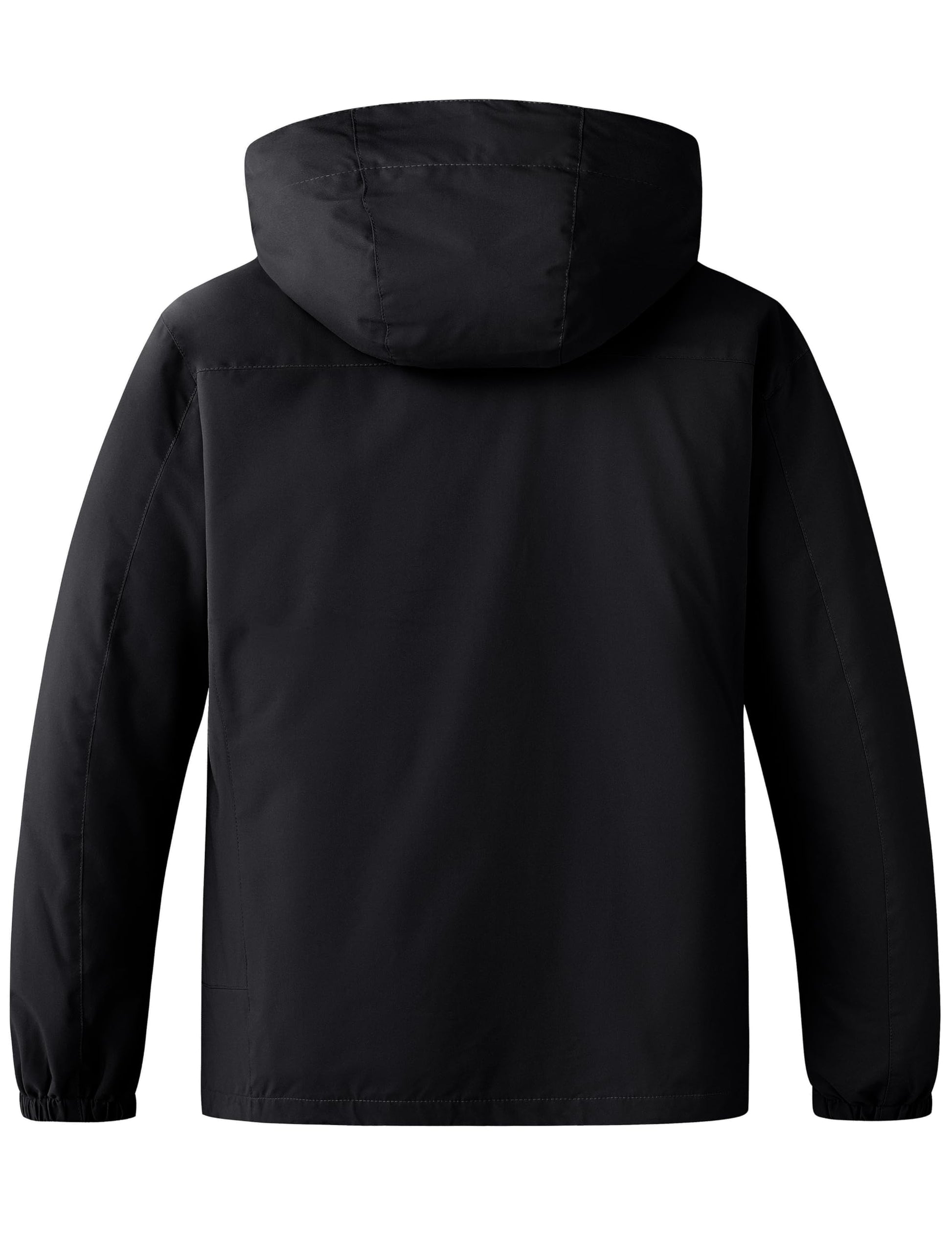 Wantdo Women's 3 In 1 Plus Size Coat Waterproof Snow Jacket Hooded Black 3X 