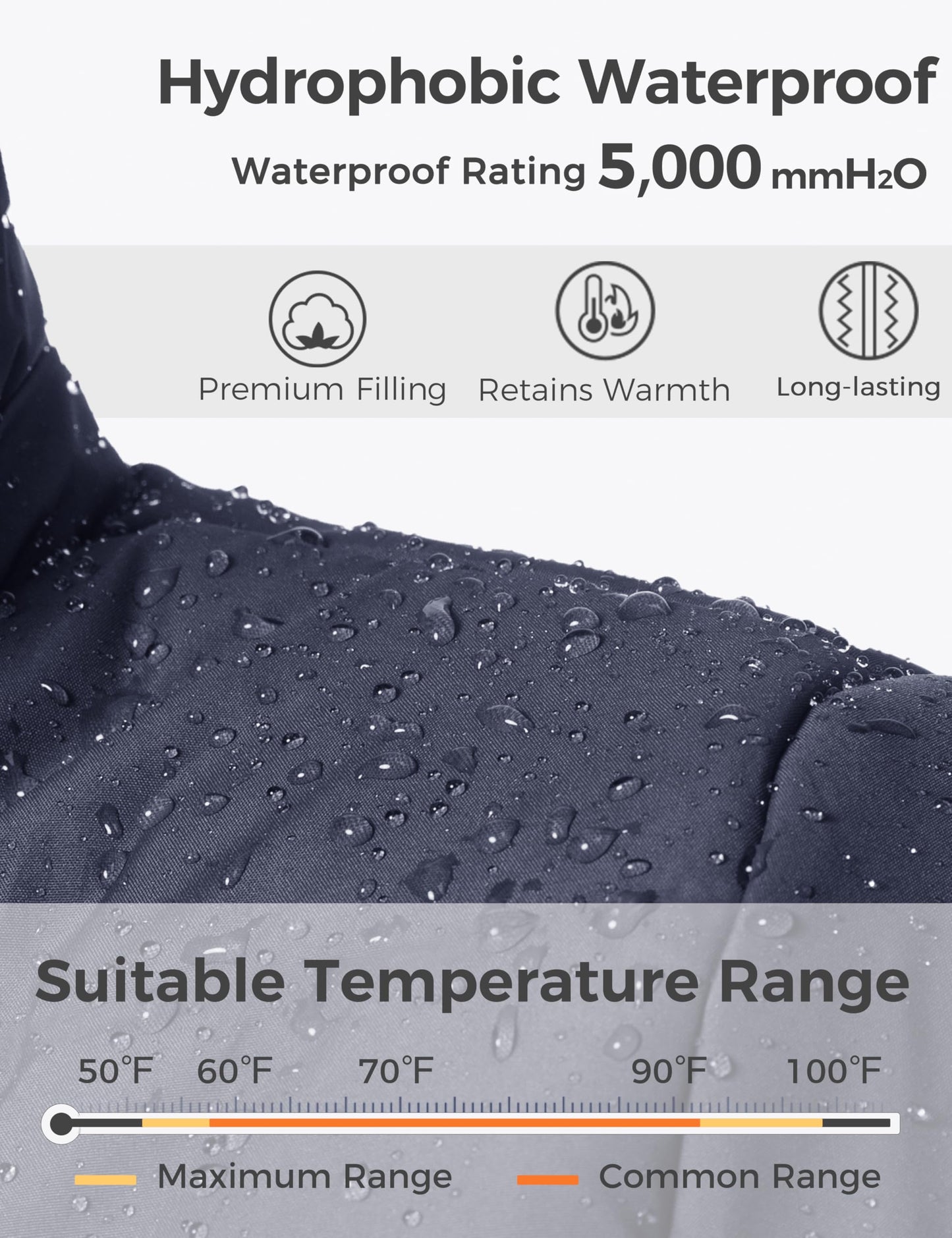 Wantdo Women's Quilted Winter Coat Puffer Jacket Removable Hood Navy Large 