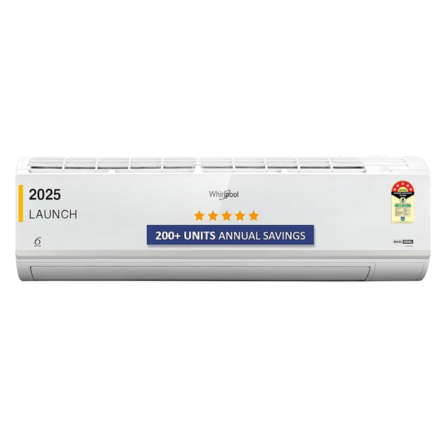 Whirlpool 1.5 Ton 5 Star, Magicool Inverter Split AC (MAGICOOL 15T 5S INV CNV S5K2PP1, Copper, Convertible 4-in-1 Cooling Mode, HD Filter White) 