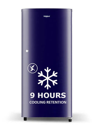 Whirlpool 184 L 2 Star Direct-Cool Single Door Refrigerator (205 WDE CLS 2S SAPPHIRE BLUE-Z, Blue,2023 Model) 