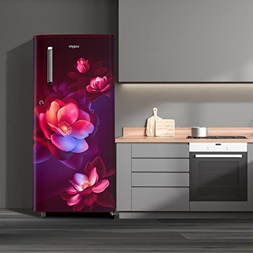 Whirlpool 184 L 2 Star Direct-Cool Single Door Refrigerator (205 WDE PRM 2S WINE BLOOM-Z, 2023 Model) 