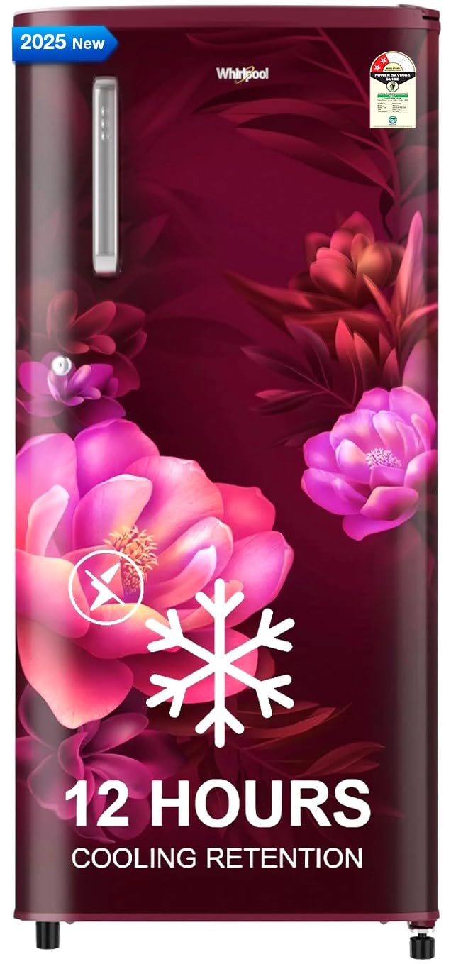 Whirlpool 184 L 2 Star Direct-Cool Single Door Refrigerator (205 WDE PRM 2S WINE SERENA-Z) 