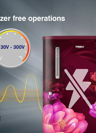 Whirlpool 184 L 2 Star Direct-Cool Single Door Refrigerator (205 WDE PRM 2S WINE SERENA-Z) 