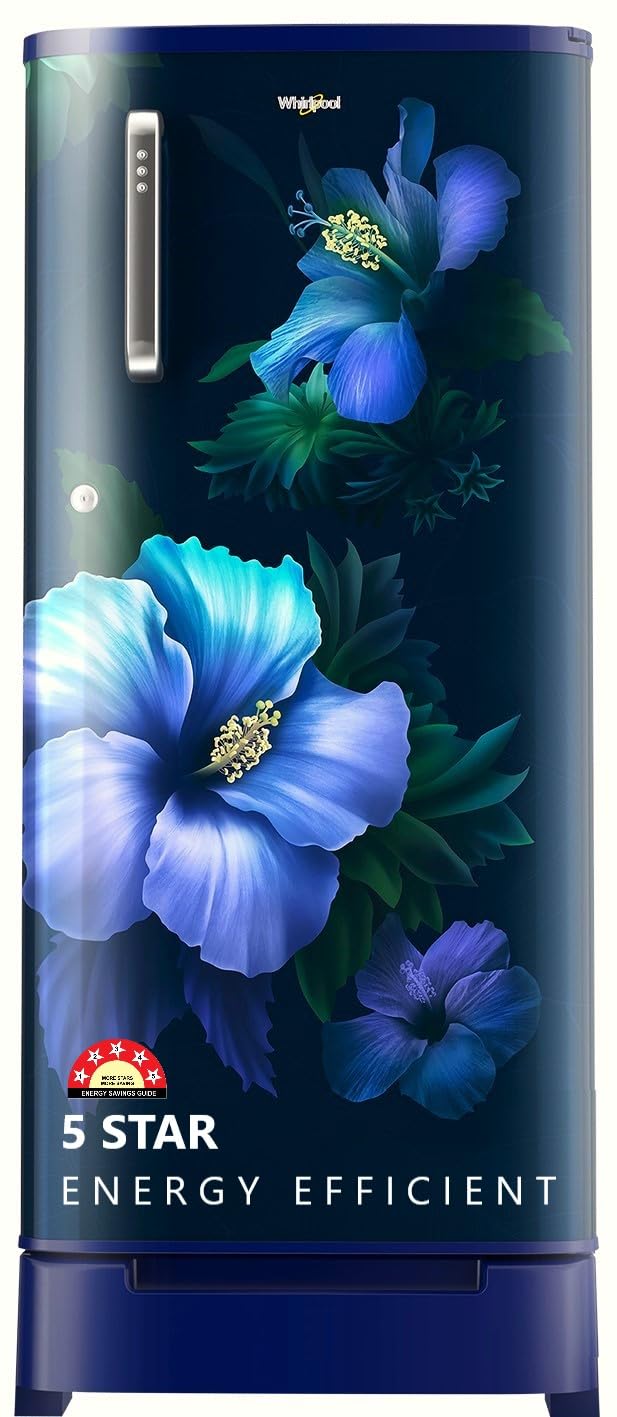 Whirlpool 184 L 5 Star Direct-Cool Single Door Refrigerator with Intellisense Inverter Compressor (205 WDE ROY 5S Inv SAPPHIRE SPRING-Z) 