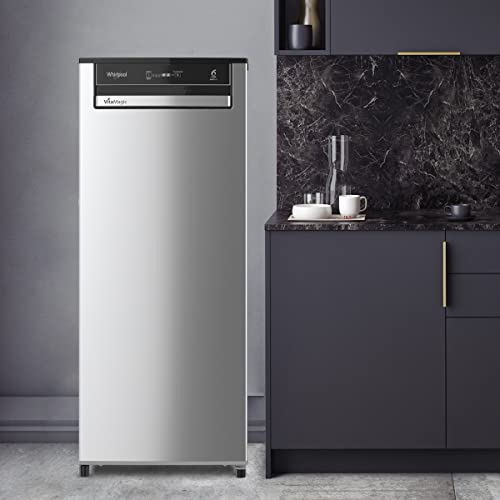Whirlpool 192 L 3 Star Vitamagic PRO Frost Free Direct-Cool Single Door Refrigerator (215 VITAMAGIC PRO PRM 3S MAGNUM STEEL-Z Fridge, Silver, Auto Defrost Technology, 2024 Model) 