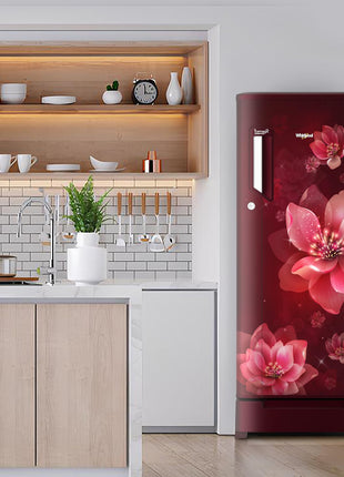 Whirlpool 192 L 4 Star Direct-Cool Single Door Refrigerator with Base Drawer (215 IMPC ROY 4S Wine Mulia-Z) 