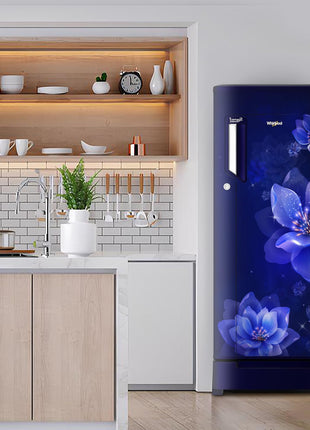 Whirlpool 192 L 4 Star Icemagic Powercool Direct-Cool Single Door Refrigerator with Base Drawer (215 IMPC ROY 4S SAPPHIRE MULIA-Z) 